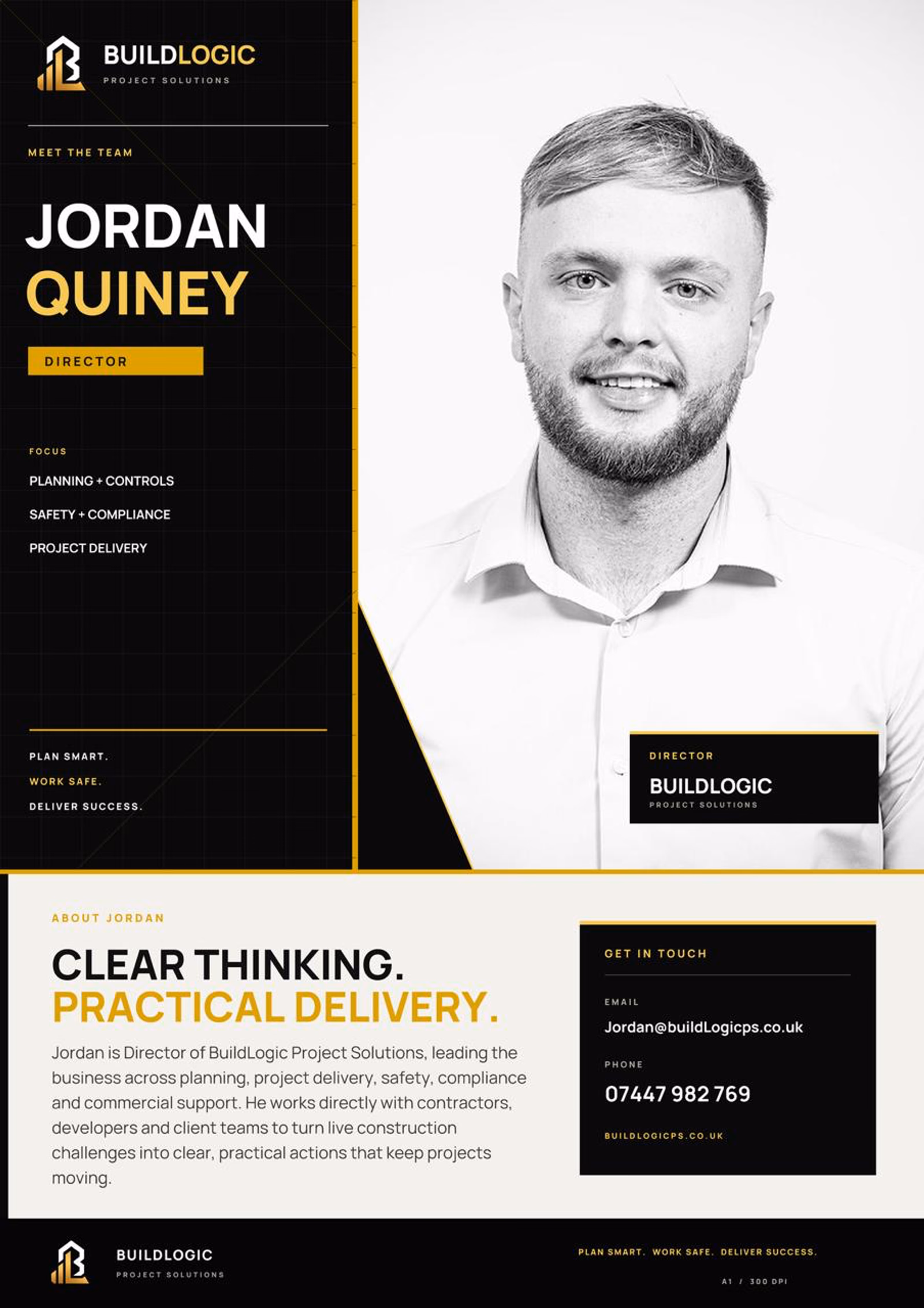 BuildLogic director profile for Jordan Quiney